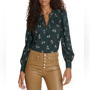 Veronica Beard Abbie Floral Blouse